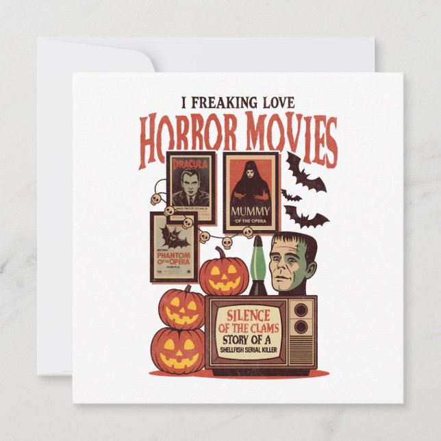 Ich friere Liebe Horror-Filme (Vorderseite)