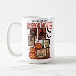 Ich friere Liebe Horror-Filme Kaffeetasse