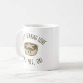 Ich friere Liebe Mince Pies, okay? T-Shirt Kaffeetasse (Vorderseite Links)
