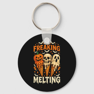 Ich friere Melting Funny Halloween Eiscreme Jok Schlüsselanhänger