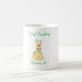 Ich friere nur die Liebe Alpacas ok Kaffeetasse (Mittel)