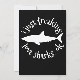 Ich friere nur Liebe Haie, OK - Hai Lover Geschenk Feiertagskarte