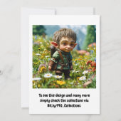 Ich fühle das Bedürfnis.. das Bedürfnis zu jagen. Einladung (Rückseite)