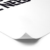 Ich fühle die Notwendigkeit. ... das Bedürfnis nac Poster (Ecke)