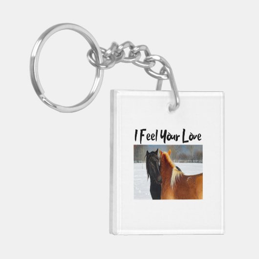 Ich fühle Ihre Liebe - Schlüsselanhänger (Vorderseite links)