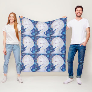 Ich fühle mein Universum Fleecedecke