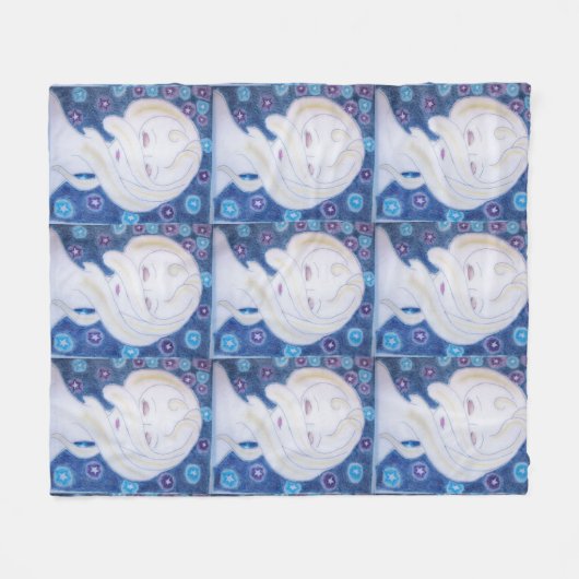 Ich fühle mein Universum Fleecedecke (Vorderseite (Horizontal))