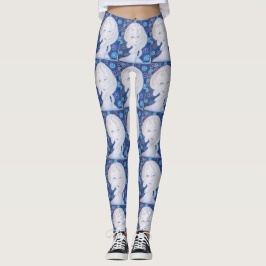 Ich fühle mein Universum Leggings (Vorderseite)