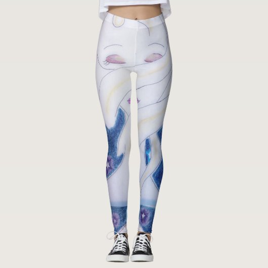 Ich fühle mein Universum Leggings (Vorderseite)