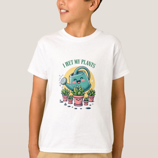 Ich fühle meine Pflanze mit einem humorvollen Desi T-Shirt (Vorderseite)