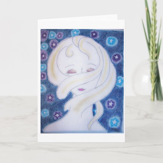 Ich fühle meine Universum-Grußkarten Karte (Vorderseite)