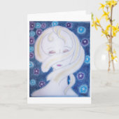 Ich fühle meine Universum-Grußkarten Karte (Gelbe Blume)