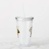 Ich fühle mich als Spree Funny Retro Hausfrau Acryltrinkbecher (Links)