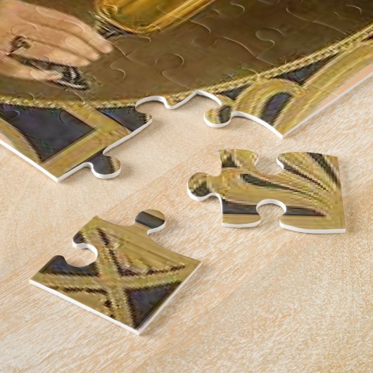 Ich fühle mich ein Sin, der mit Bier auf einem Fla Puzzle (Seite)