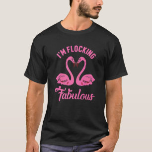 Ich fühle mich fabelhaft Niedlich Flamingo Urlaub T-Shirt