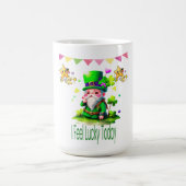 Ich fühle mich glücklich heute - St. Patrick's Day Kaffeetasse (Mittel)