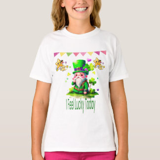 Ich fühle mich glücklich heute - St. Patrick's Day T-Shirt