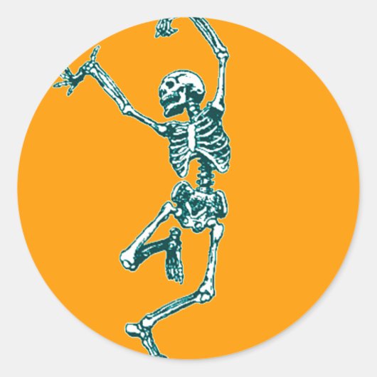 Ich fühle mich glücklich, Oh, so glücklich Runder Aufkleber (Vorderseite)