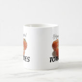 Ich fühle mich gut von meinen Haupt-TOMATEN Kaffeetasse (Mittel)