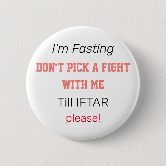 Ich fühle mich in Ramadan Button (Vorderseite)