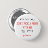 Ich fühle mich in Ramadan Button (Vorne & Hinten)