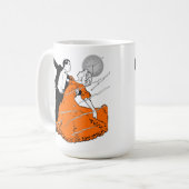 Ich fühle mich jugendlich in [meinem Alter] Anpass Kaffeetasse (Vorderseite Links)