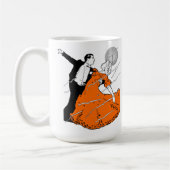 Ich fühle mich jugendlich in [meinem Alter] Anpass Kaffeetasse (Links)