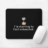 Ich fühle mich langsam erschöpft, schläfriges Huhn Mousepad (Mit Mouse)