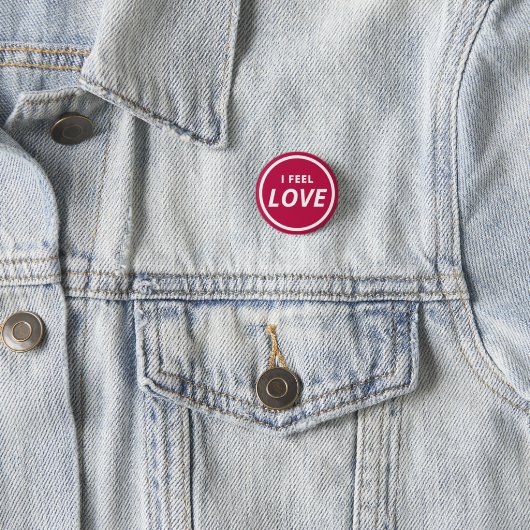 Ich fühle mich Liebe Rot kommunizierende Gefühle Button (Beispiel)