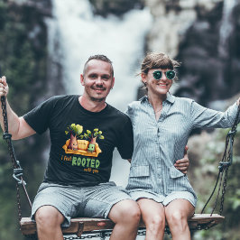 Ich fühle mich mit Ihnen verwurzelt, niedlich und T-Shirt