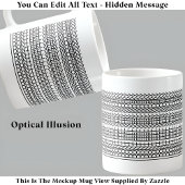 Ich fühle mich nicht sehr fleißig versteckte Nachr Kaffeetasse