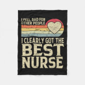 Ich fühle mich schlecht für andere Leute, die ich Fleecedecke (Vorderseite)