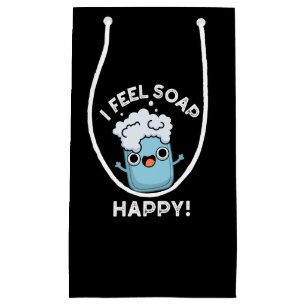Ich fühle mich Seife glücklich Funny Happy Soap Pu Kleine Geschenktüte