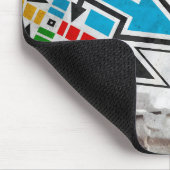 "Ich fühle mich sicher" Motivation Affirmation Mousepad (Ecke)