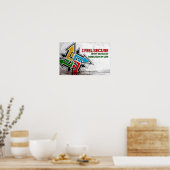 "Ich fühle mich sicher" Motivation Affirmation Poster (Küche)