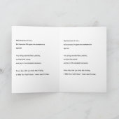 Ich fühle mich so glücklich, dich zu haben Retro S Karte (Innenseite)