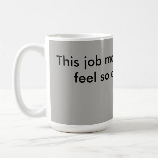 Ich fühle mich so lebendig kaffeetasse (Links)