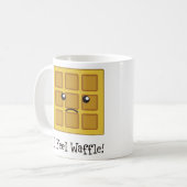 Ich fühle mich Waffel! Kaffeetasse (Vorderseite Links)