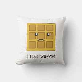 Ich fühle mich Waffel! Kissen