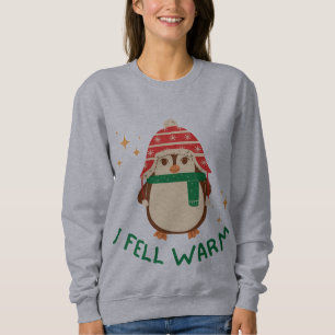 Ich fühle mich warm Pingouin Schweiß-Shirt Sweatshirt