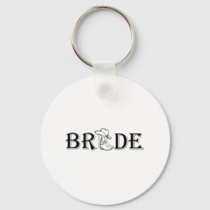 Ich fühle mich wie ein Bride Cowgirl Boot Western  Schlüsselanhänger