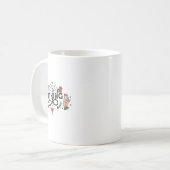 Ich fühle nichts, Tattoo Style Anti Valentine Ragl Kaffeetasse (Vorderseite Links)