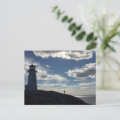 Ich führe dich Zuhause mit meinem Leuchtturm Postkarte (Stehend Vorderseite)