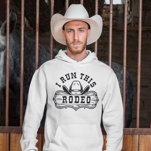 Ich führe dieses Rodeo Hoodie