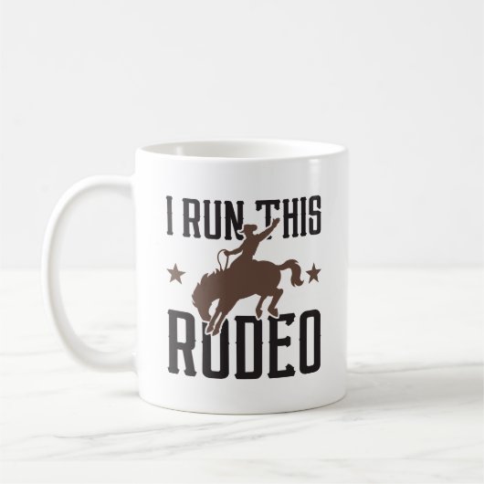 Ich führe dieses Rodeo Kaffeetasse (Links)