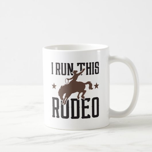 Ich führe dieses Rodeo Kaffeetasse (Rechts)