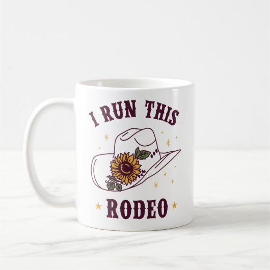 Ich führe dieses Rodeo Kaffeetasse (Links)