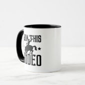 Ich führe dieses Rodeo Tasse (Vorderseite Links)