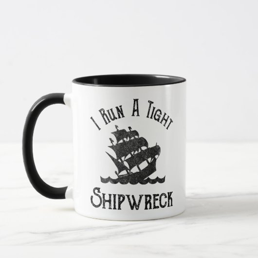 Ich führe ein Nachtschiff Tasse (Links)