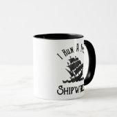 Ich führe ein Nachtschiff Tasse (VorderseiteRechts)